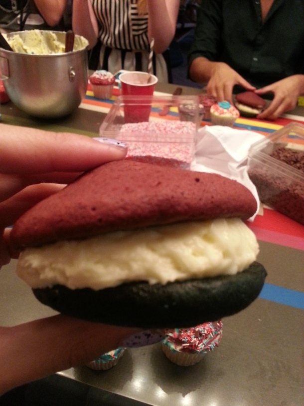 Red, white and blue whoopie pies!
