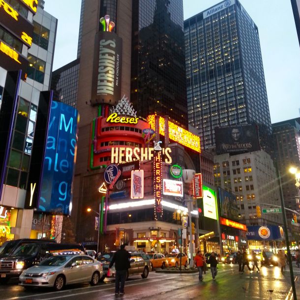 NYC times square hereys world
